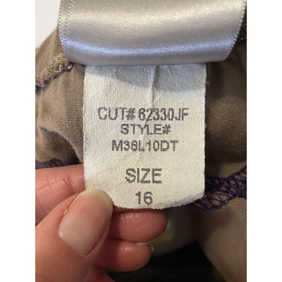 NYDJ Pull On Jegging Jeans Elastic Tan Brown Skinny Stretch Neutral High Rise 16 - Picture 14 of 14